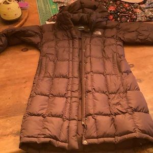 Women’s brown north face winter coat/jacket